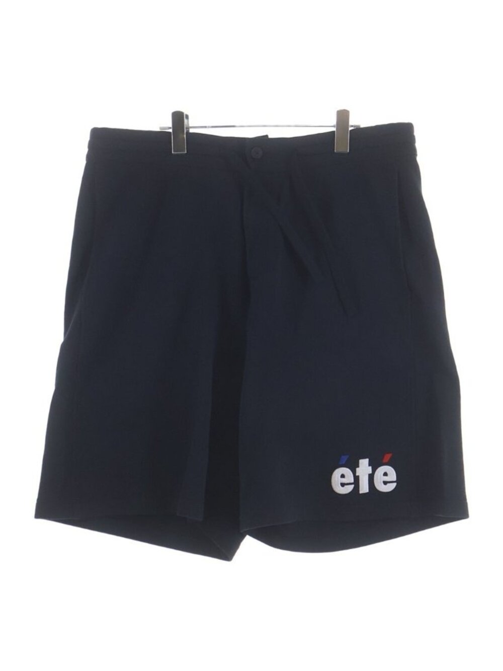 Moncler Patch Logo Sweatshirt Half Shorts Navy